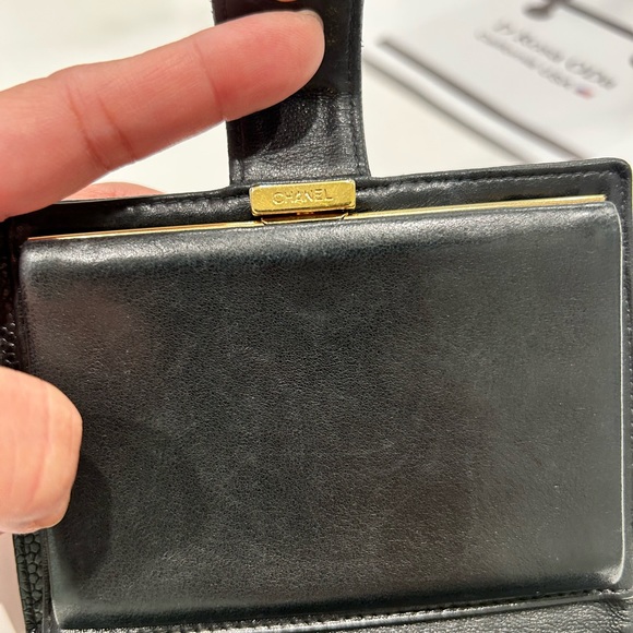 Authentic Chanel  Caviar Coin card  wallet - Picture 11 of 11